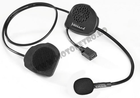 Intercom pilot-pasager BC03 Telefon/GPS/Muzica stereo